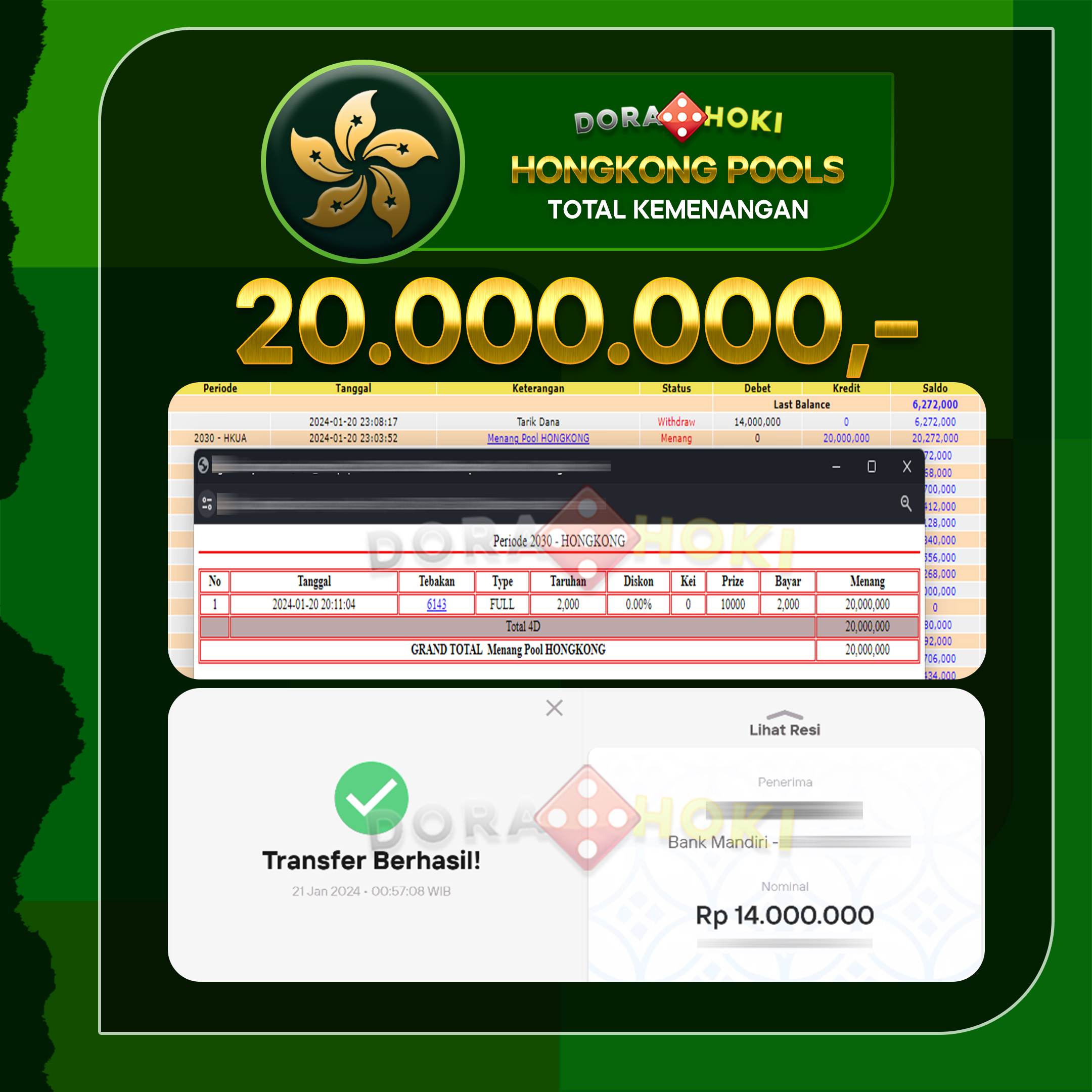 Togel Hongkong Rp.20.000.000