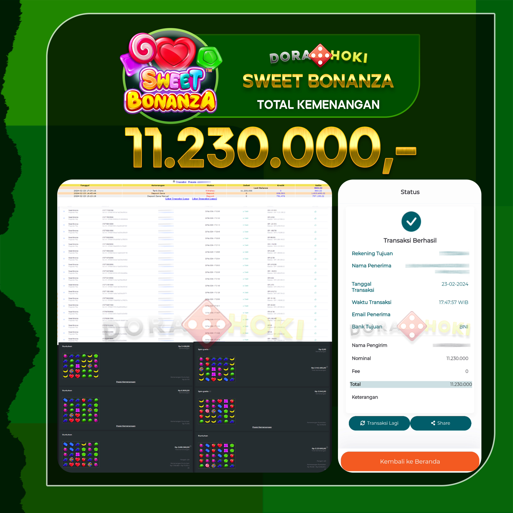 Sweet Bonanza 11.230.000