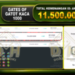 GATES OF GATOT KACA 1000 Rp.11.500.000