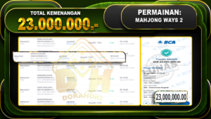 Mahjong Ways 2 Rp 23.000.000