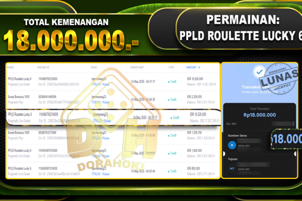 PPLD Roulette Lucky 6