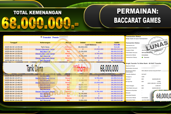 BACCARAT GAMES