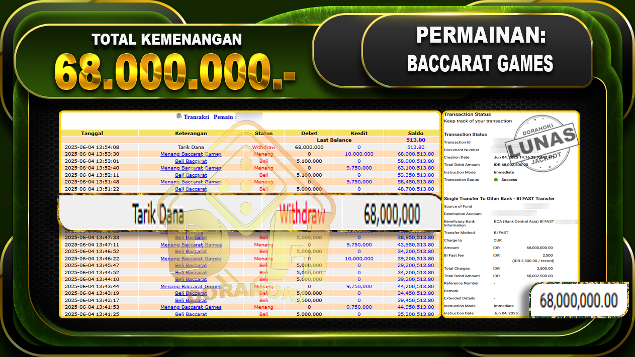 BACCARAT GAMES