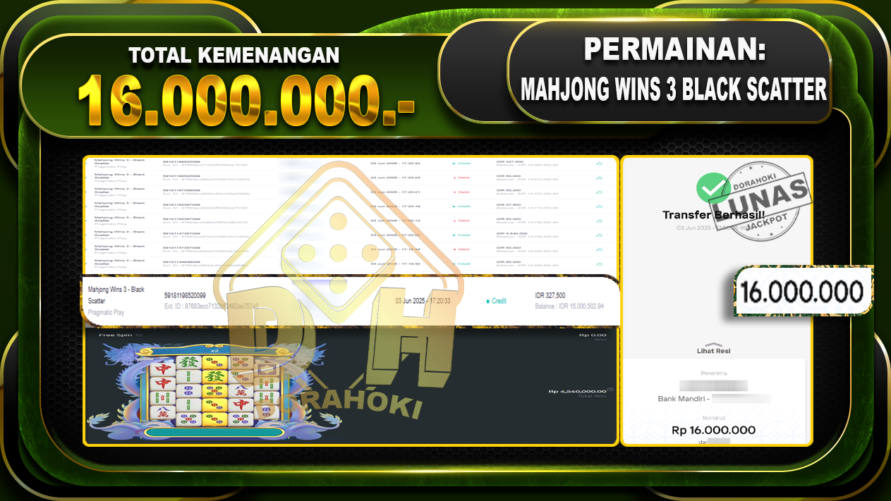 MAHJONG WINS 3 BLACK SCATTER