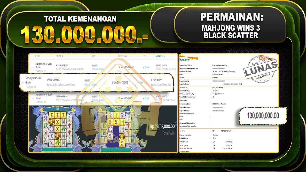 MAHJONG WINS 3 BALCK SCATTER