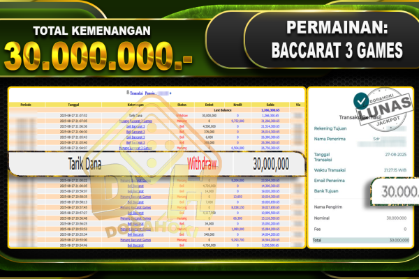 BACCARAT 3 GAMES