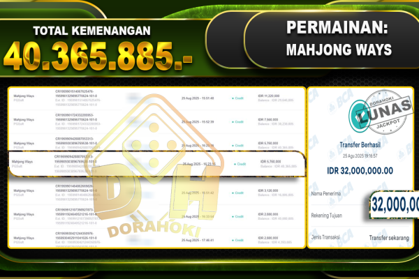 MAHJONG WAYS 2 Rp.40.365.885
